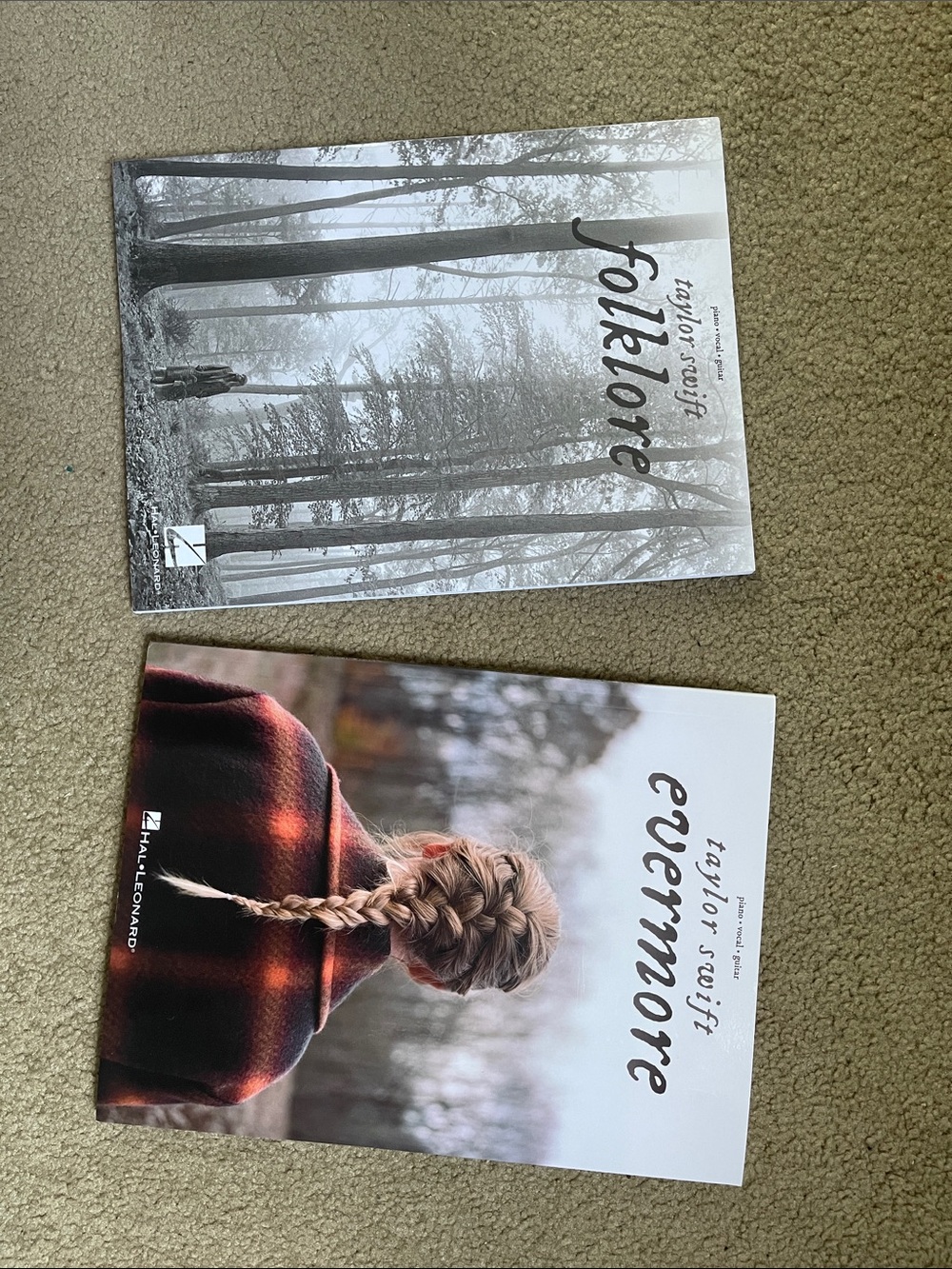 Taylor Swift "evermore" Songbook Pack - Two Paperback Songbooks